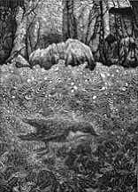 Wood engraving